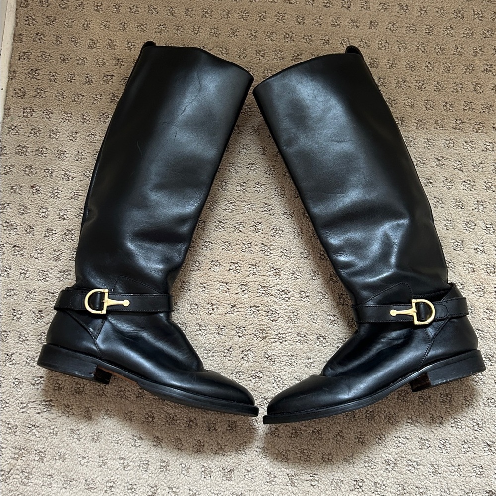 Nine West Black Heeled Boots